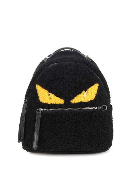 fendi monster mini backpack|Fendi backpack with eyes.